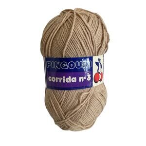 Pingouin yarn Vintage French Acrylic 50g 230 Yards Tan Color